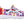 Load image into Gallery viewer, Kids&#39; Splash Sneaker - Graphic White Spiral Tie Dye
