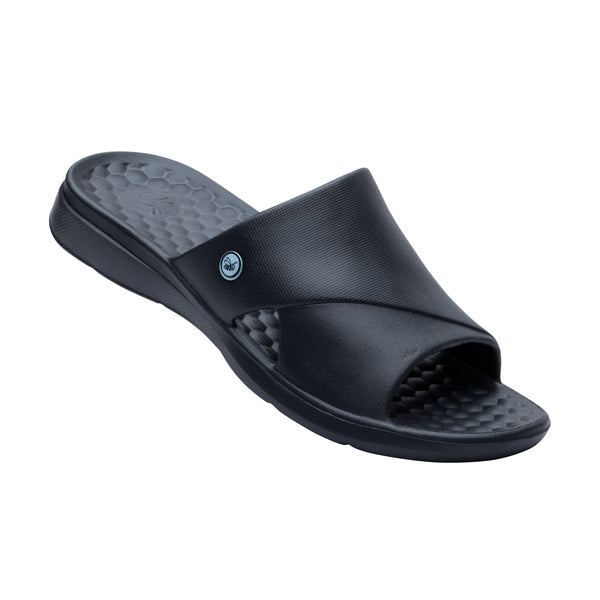 Lounge Slide - Black – Joybees Footwear Canada