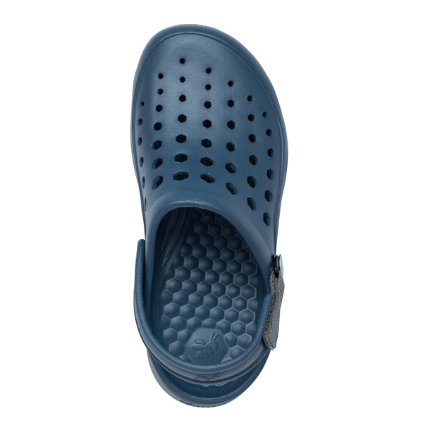 Sabots modernes - Marine/Gris
