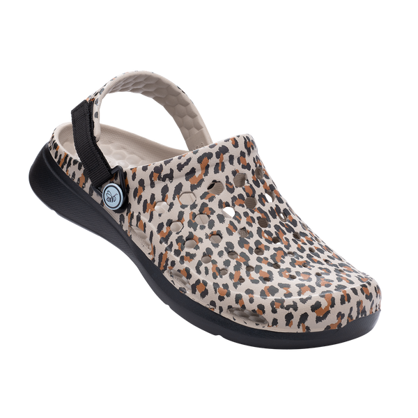 Modern Clog - Graphic Leopard