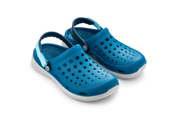 Sabot Moderne - Bleu Canard/Gris Clair