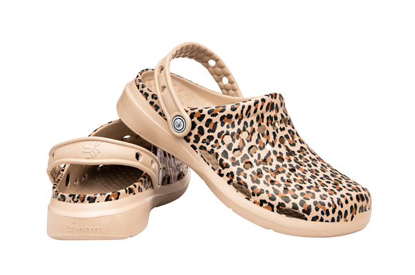 Active Clog Adults - Graphic Leopard