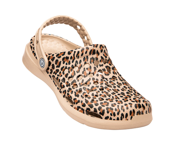 Active Clog Adults - Graphic Leopard