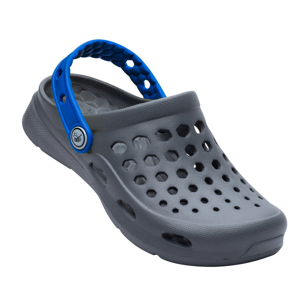 Kids' Active Clog - Charcoal / Sport Blue