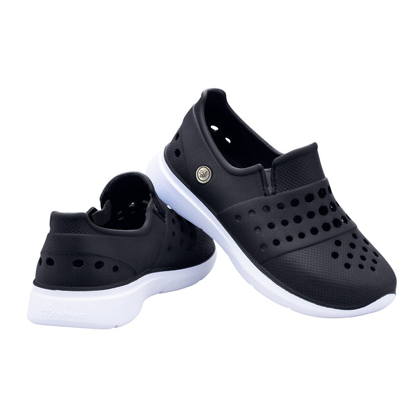 Kids' Splash Sneaker - Black / White