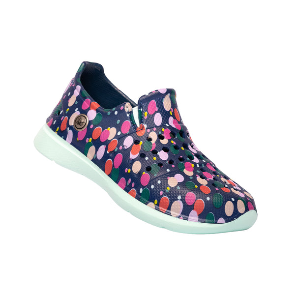 Kids' Splash Sneaker - Polka Dots / Mint