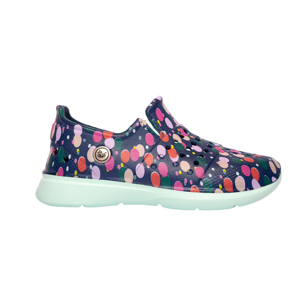 Kids' Splash Sneaker - Polka Dots / Mint