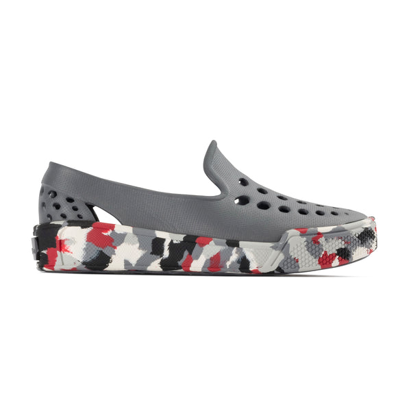 Baskets de skate pour enfants - Charbon graphique/camouflage charbon Gumy