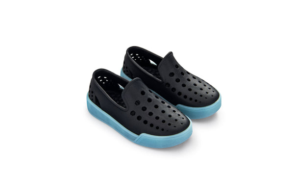 Baskets de skate pour enfants - Noir/Bleu