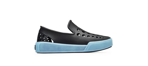 Baskets de skate pour enfants - Noir/Bleu