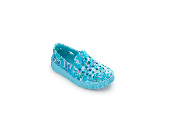 Kids' Skate Sneaker Graphic - Sky Blue Cloud Tie Dye