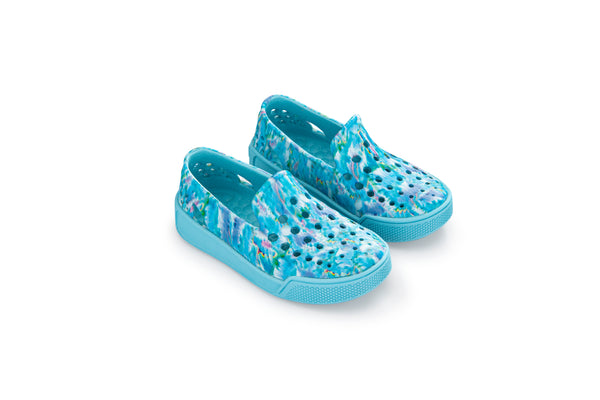 Kids' Skate Sneaker Graphic - Sky Blue Cloud Tie Dye