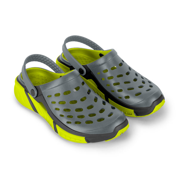 Trekking Clog Adults - Charcoal/Citrus