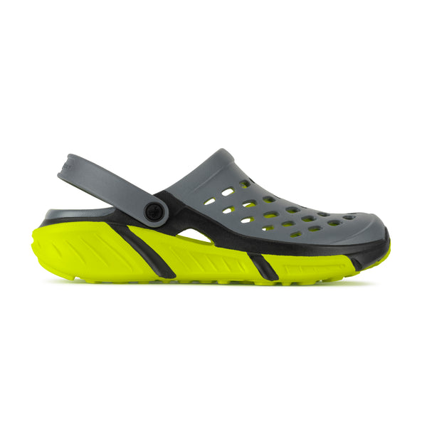 Trekking Clog Adults - Charcoal/Citrus