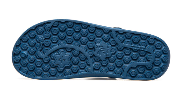 Sabot universitaire - Motif botanique bleu marine graphique