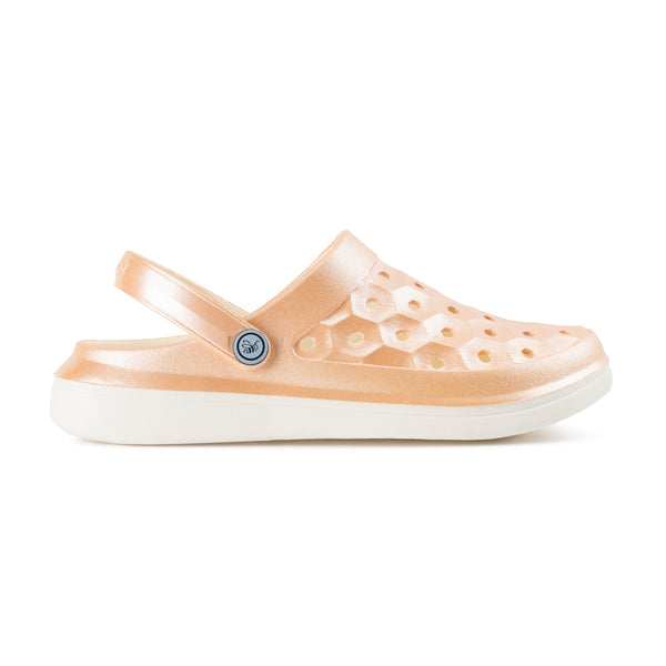 Varsity Clog - Graphic Champagne Glitter