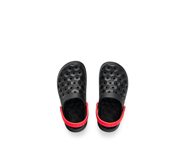 Kids' Varsity Clog - Black/Red