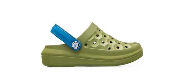 Kids' Varsity Clog - Olive/Midnight Teal