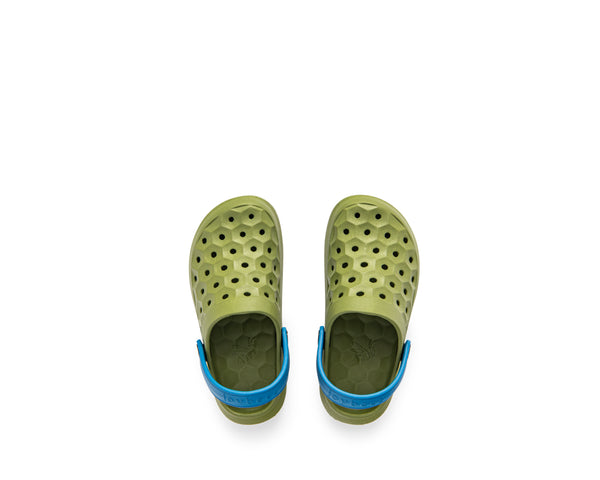 Kids' Varsity Clog - Olive/Midnight Teal