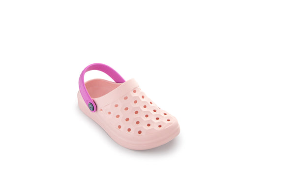 Kids' Varsity Clog - Pale Pink/Orchid