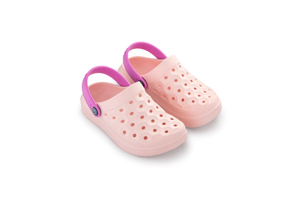 Kids' Varsity Clog - Pale Pink/Orchid