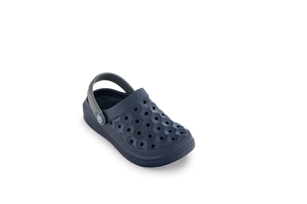 Sabot universitaire pour enfants - Bleu marine/anthracite