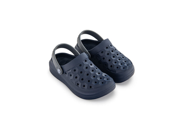 Sabot universitaire pour enfants - Bleu marine/anthracite