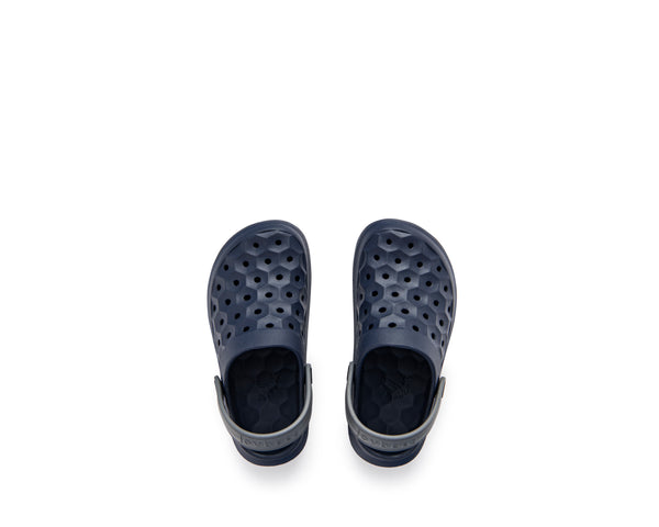 Sabot universitaire pour enfants - Bleu marine/anthracite