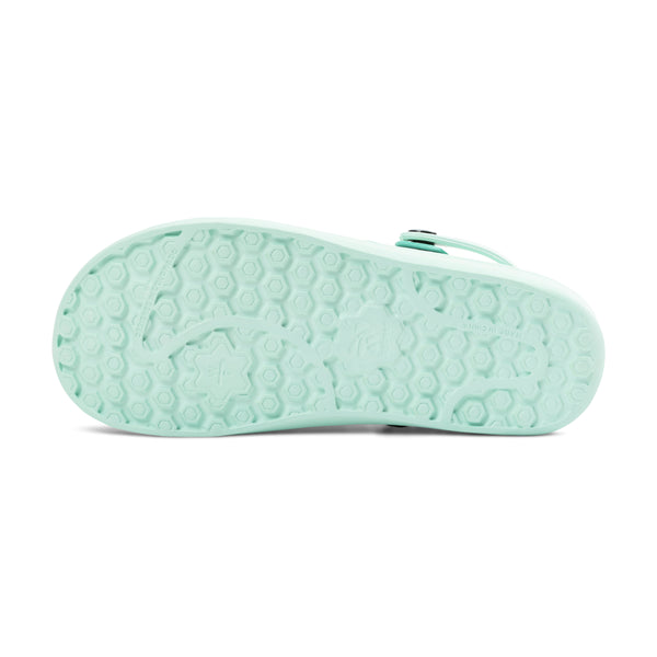Varsity Lined Clog - Dried Mint/Natural