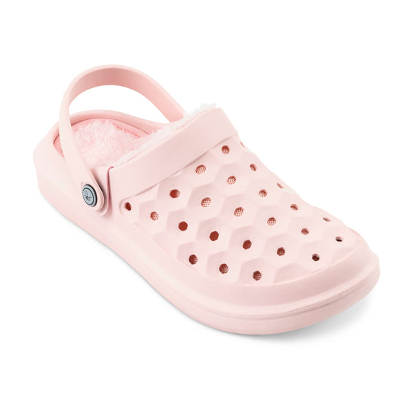 Varsity Lined Clog - Pastel Pink/Pastel Pink