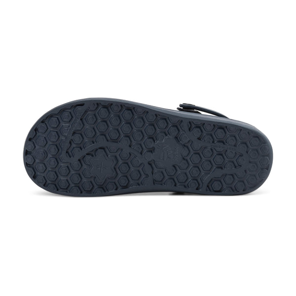 Varsity Lined Clog - True Navy/Faded Blue