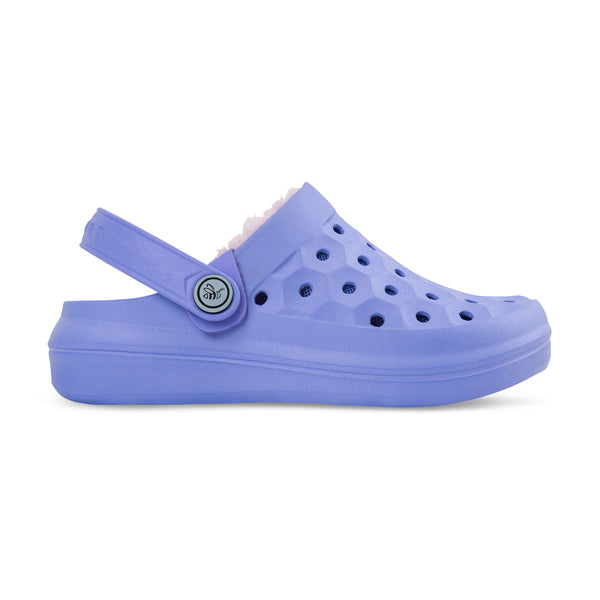 Kids' Varsity Lined Clog - Blue Iris/Pastel Pink