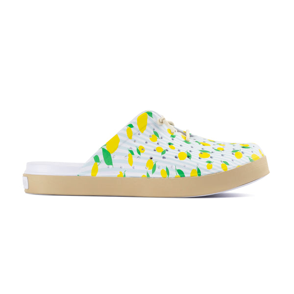 Weekend Mule Adults - Graphic Lemon Stripe