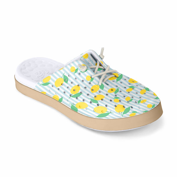 Weekend Mule Adults - Graphic Lemon Stripe