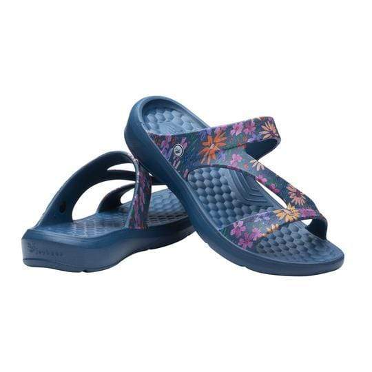 Everyday Sandal Graphic Navy Painted Floral