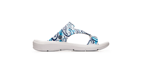 Everyday Sandal - Graphic Light Grey Paisley